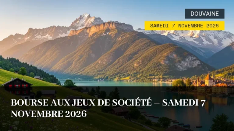 Bourse aux Jeux de Société – Samedi 7 Novembre 2026