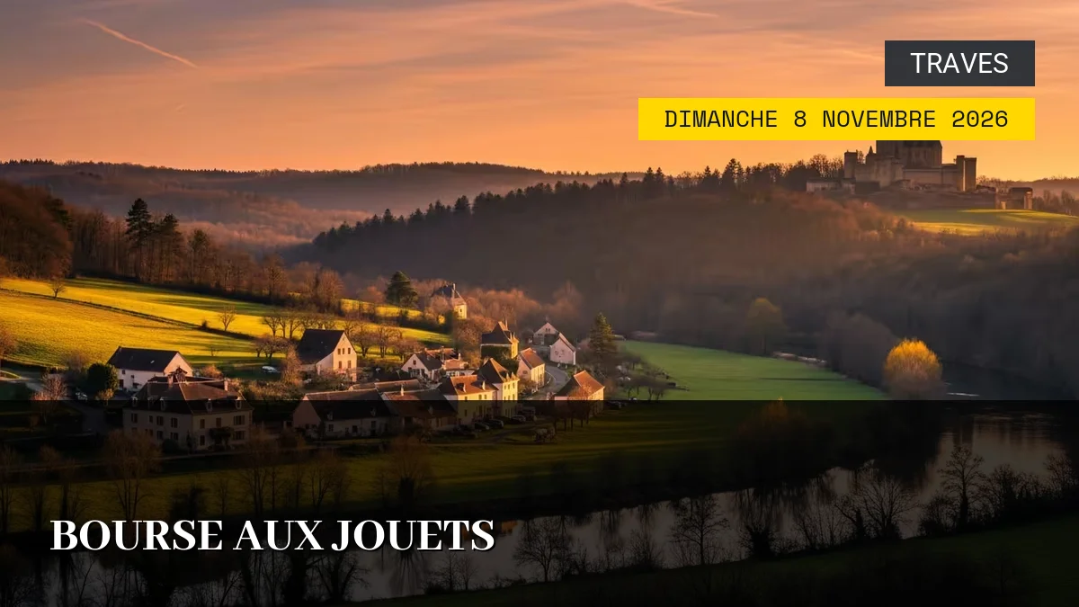 Affiche de l'événement : Bourse aux Jouets – Dimanche 8 Novembre 2026