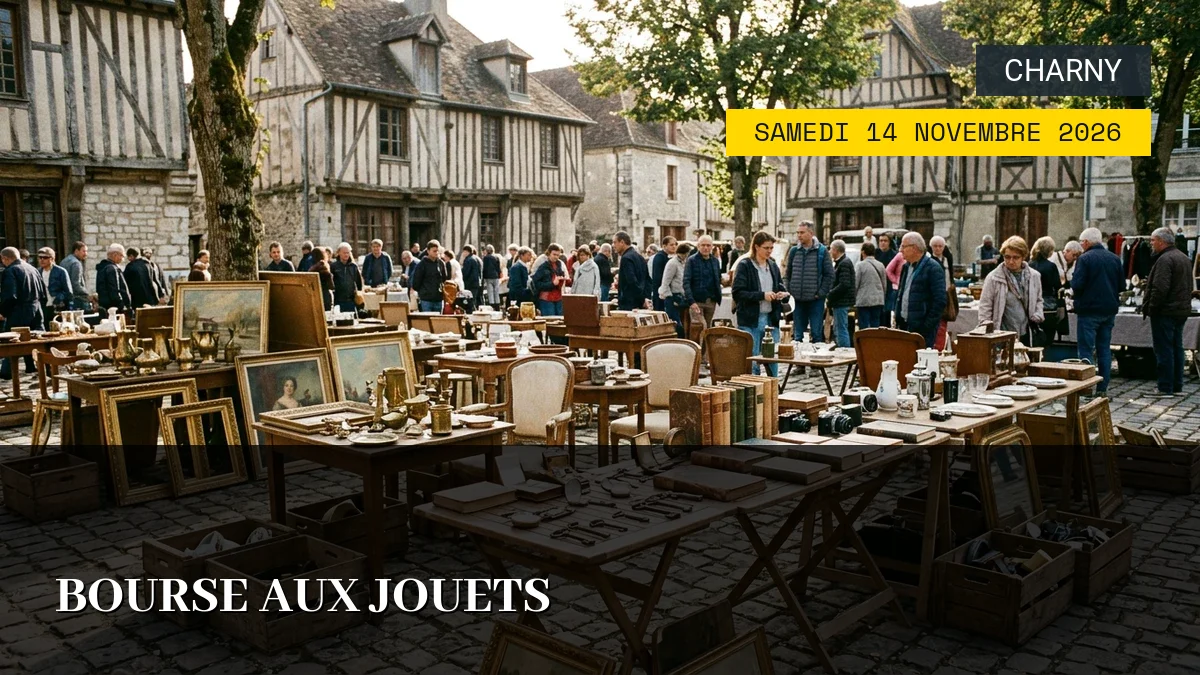 Affiche de l'événement : Bourse aux Jouets – Samedi 14 Novembre 2026