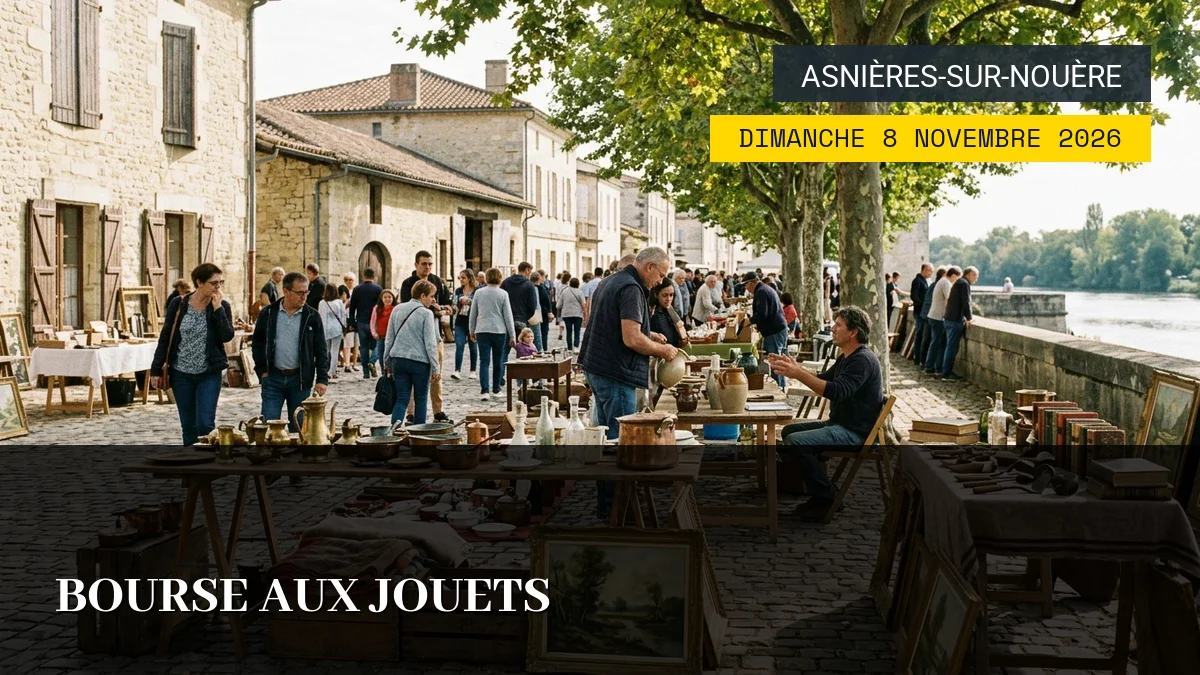 Affiche de l'événement : Bourse aux Jouets – Dimanche 8 Novembre 2026