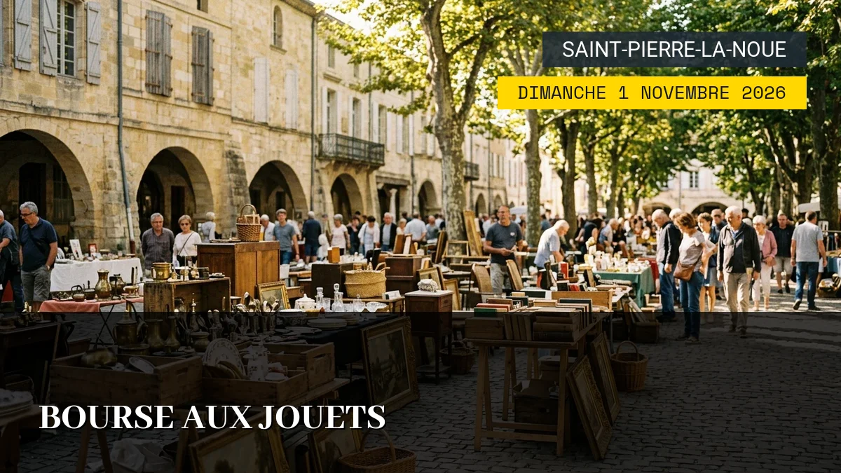 Affiche de l'événement : Bourse aux Jouets – Dimanche 1 Novembre 2026