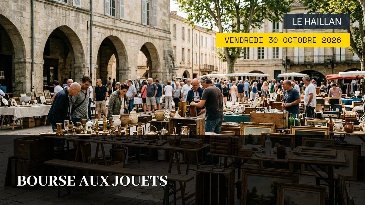 Affiche de l'événement : Bourse aux Jouets — Du Vendredi 30 Octobre 2026 au Dimanche 1 Novembre 2026
