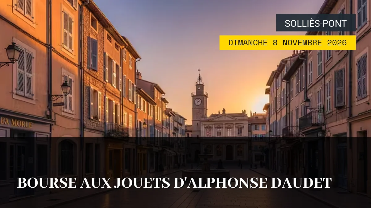 Affiche de l'événement : Bourse aux jouets d&rsquo;Alphonse Daudet – Dimanche 8 Novembre 2026