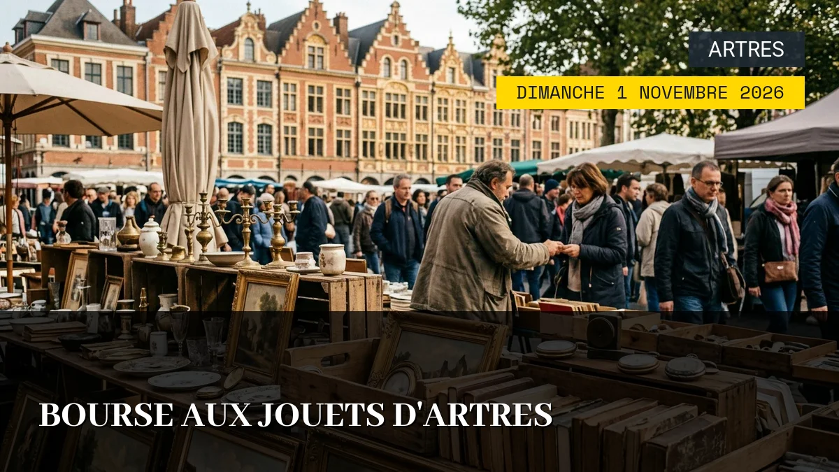 Affiche de l'événement : Bourse aux jouets d&rsquo;Artres – Dimanche 1 Novembre 2026