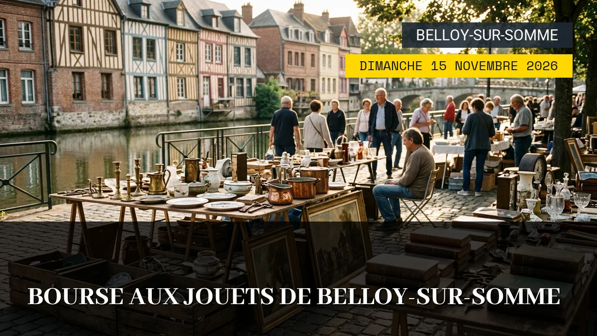 Affiche de l'événement : Bourse aux Jouets de Belloy-sur-Somme – Dimanche 15 Novembre 2026