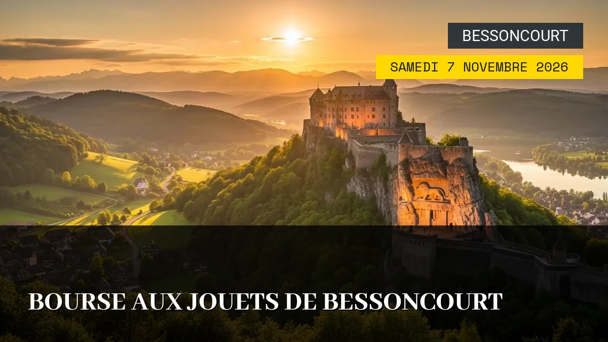 Affiche de l'événement : Bourse aux Jouets de Bessoncourt – Samedi 7 Novembre 2026