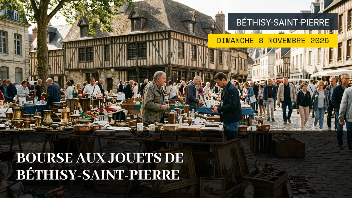 Affiche de l'événement : Bourse aux Jouets de Béthisy-Saint-Pierre – Dimanche 8 Novembre 2026
