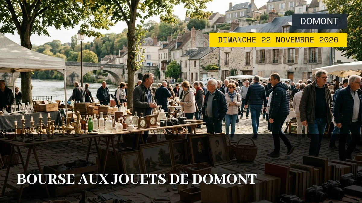 Affiche de l'événement : Bourse aux Jouets de Domont – Dimanche 22 Novembre 2026
