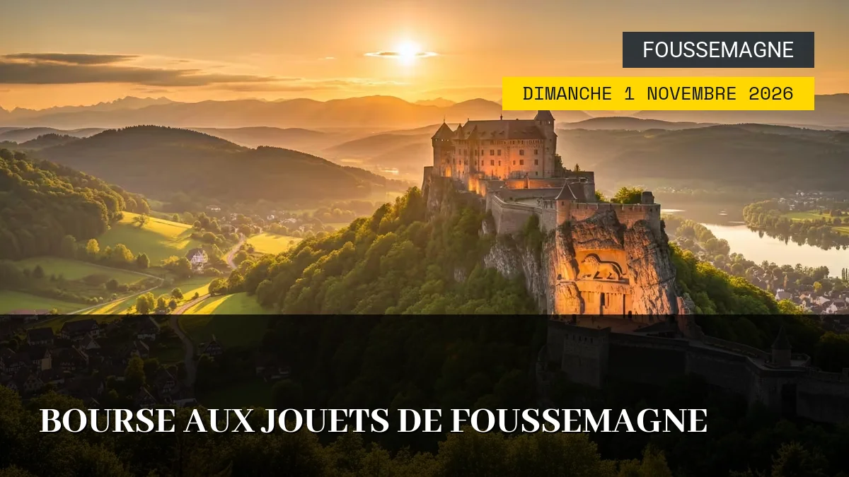 Affiche de l'événement : Bourse aux Jouets de Foussemagne – Dimanche 1 Novembre 2026