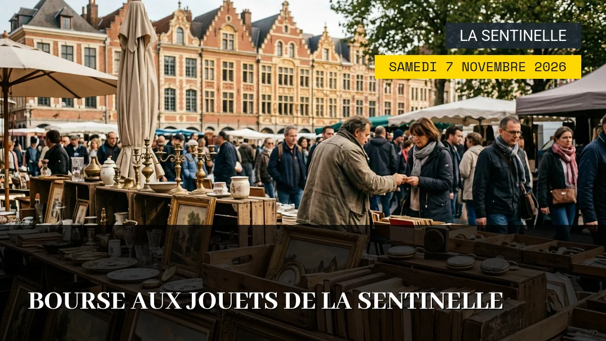 Affiche de l'événement : Bourse aux Jouets de La Sentinelle – Samedi 7 Novembre 2026