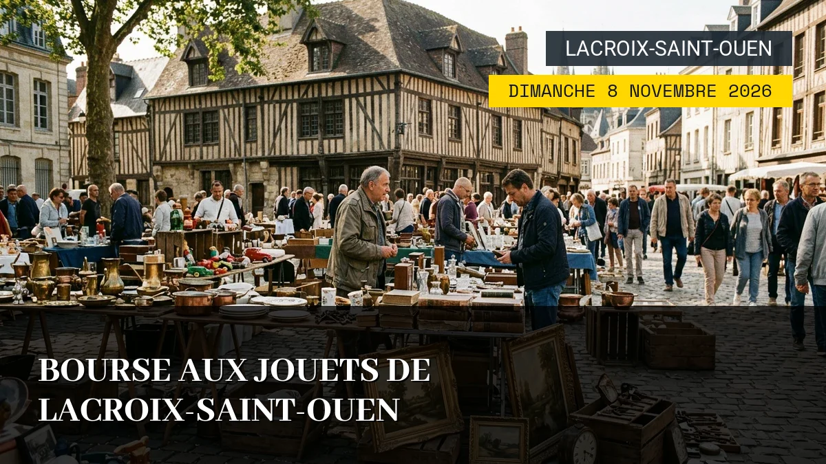 Affiche de l'événement : Bourse aux Jouets de Lacroix-Saint-Ouen – Dimanche 8 Novembre 2026