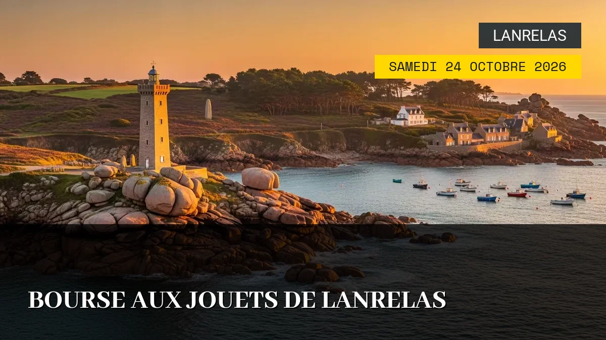Affiche de l'événement : Bourse aux Jouets de Lanrelas – Samedi 24 Octobre 2026