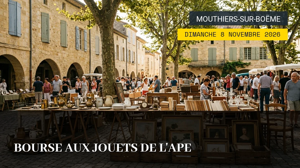 Affiche de l'événement : Bourse aux Jouets de l&rsquo;APE – Dimanche 8 Novembre 2026