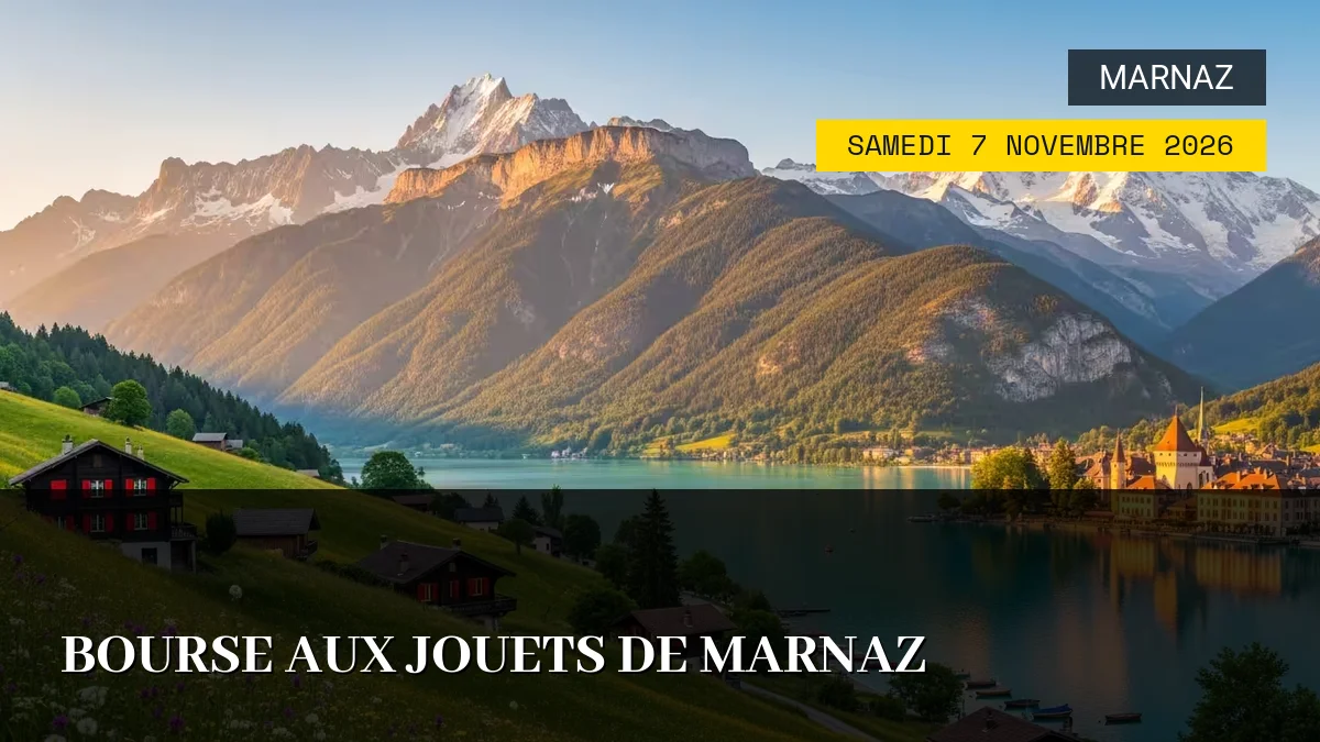 Affiche de l'événement : Bourse aux Jouets de Marnaz – Samedi 7 Novembre 2026