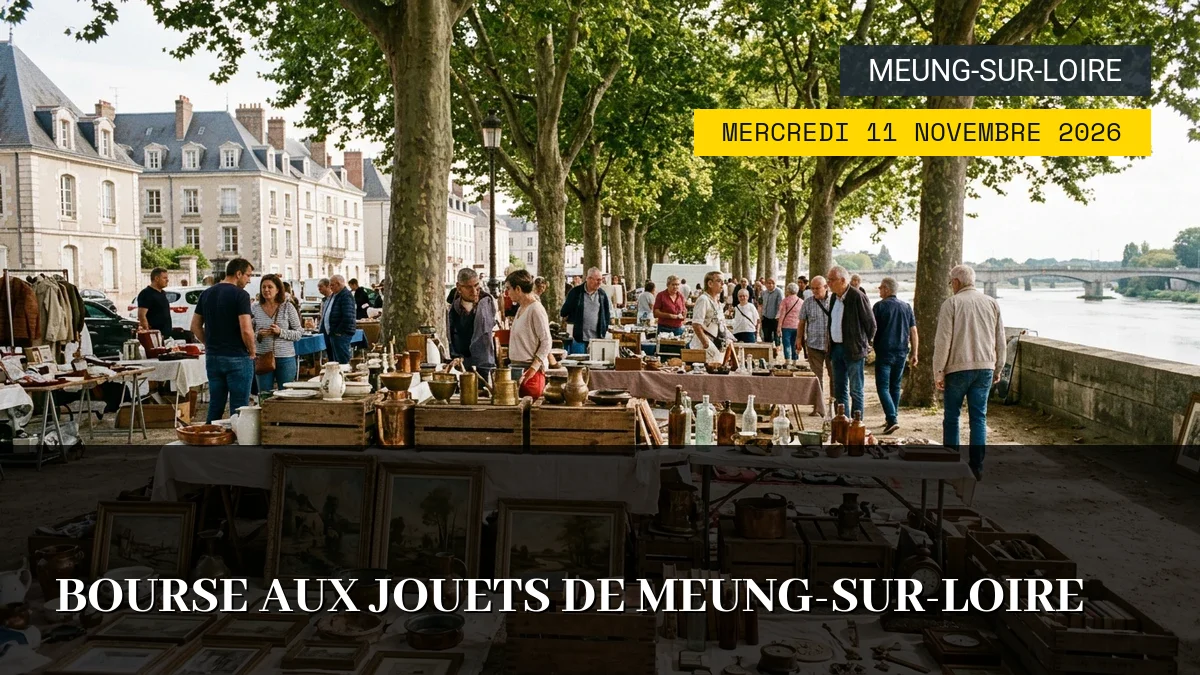 Affiche de l'événement : Bourse aux jouets de Meung-sur-Loire – Mercredi 11 Novembre 2026