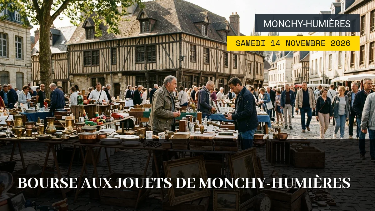 Affiche de l'événement : Bourse aux jouets de Monchy-Humières – Samedi 14 Novembre 2026