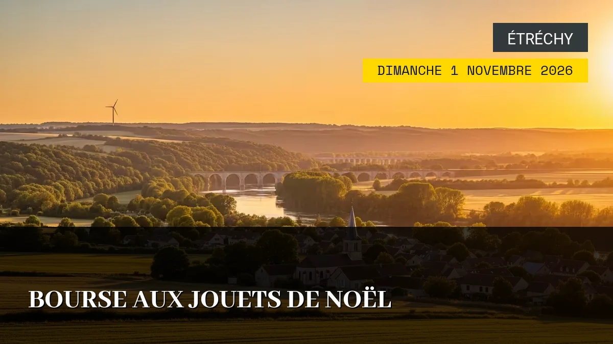 Affiche de l'événement : Bourse aux Jouets de Noël – Dimanche 1 Novembre 2026