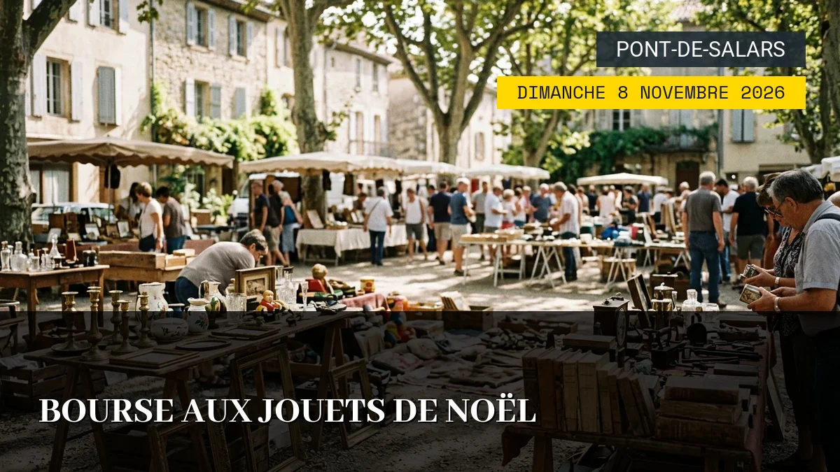 Affiche de l'événement : Bourse aux Jouets de Noël – Dimanche 8 Novembre 2026
