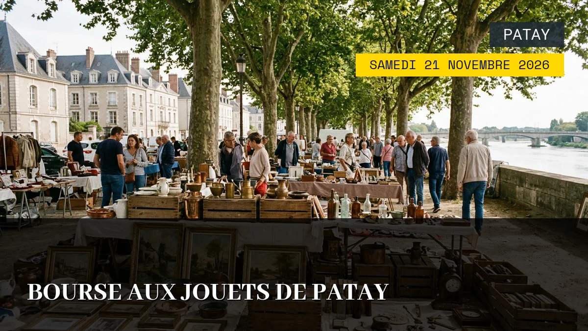 Affiche de l'événement : Bourse aux jouets de Patay – Samedi 21 Novembre 2026
