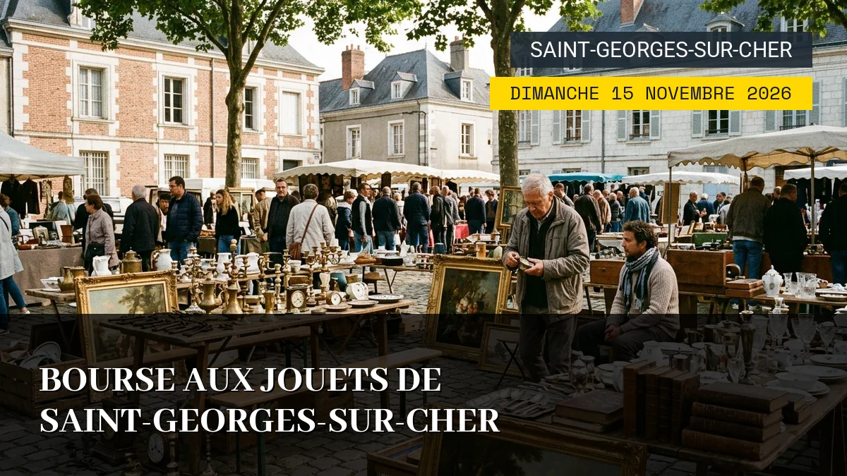 Affiche de l'événement : Bourse aux Jouets de Saint-Georges-sur-Cher – Dimanche 15 Novembre 2026