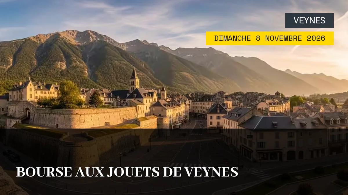 Affiche de l'événement : Bourse aux Jouets de Veynes – Dimanche 8 Novembre 2026