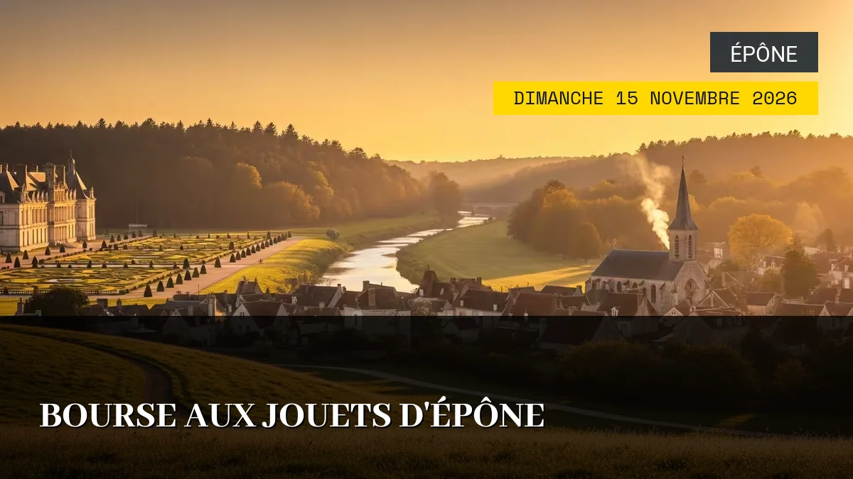 Affiche de l'événement : Bourse aux Jouets d&rsquo;Épône – Dimanche 15 Novembre 2026