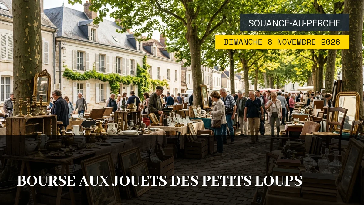 Affiche de l'événement : Bourse aux Jouets des Petits Loups – Dimanche 8 Novembre 2026