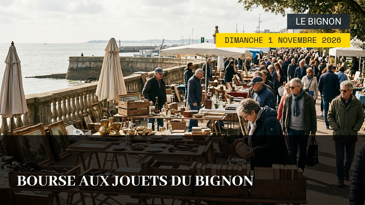 Affiche de l'événement : Bourse aux Jouets du Bignon – Dimanche 1 Novembre 2026