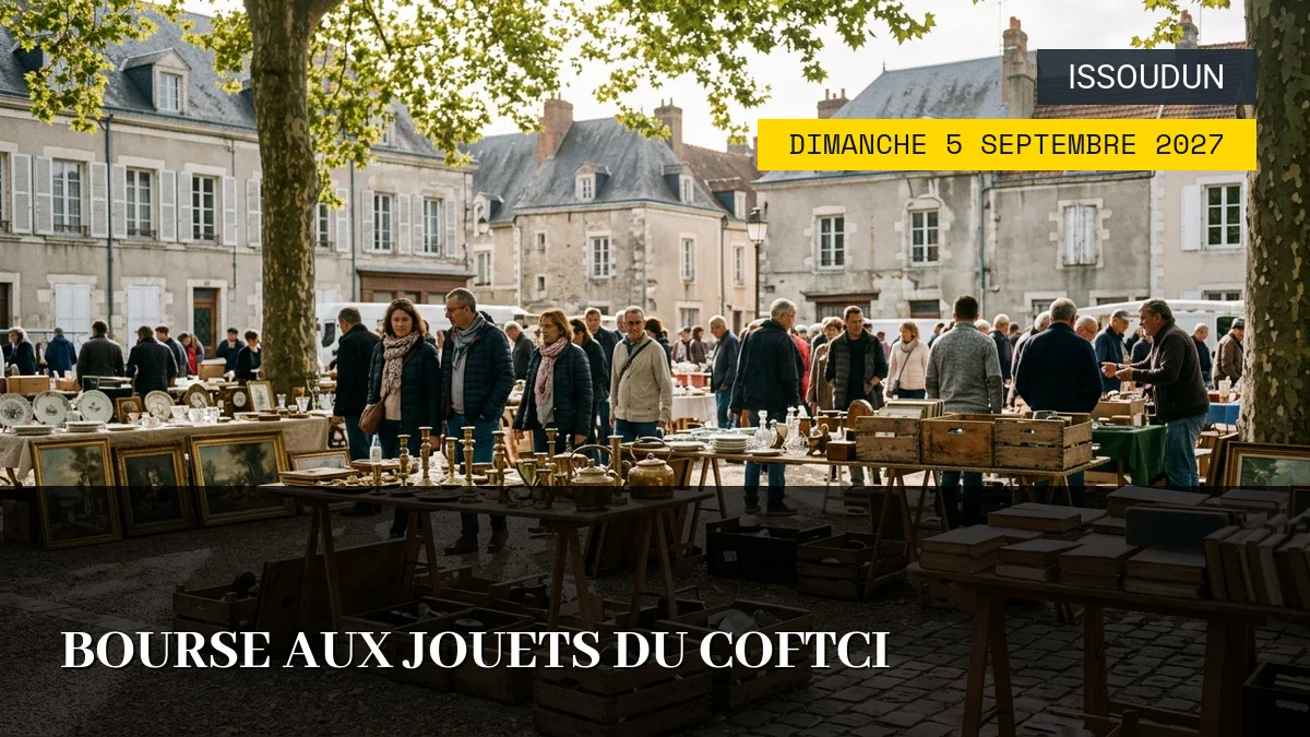Affiche de l'événement : Bourse aux Jouets du COFTCI – Dimanche 5 Septembre 2027