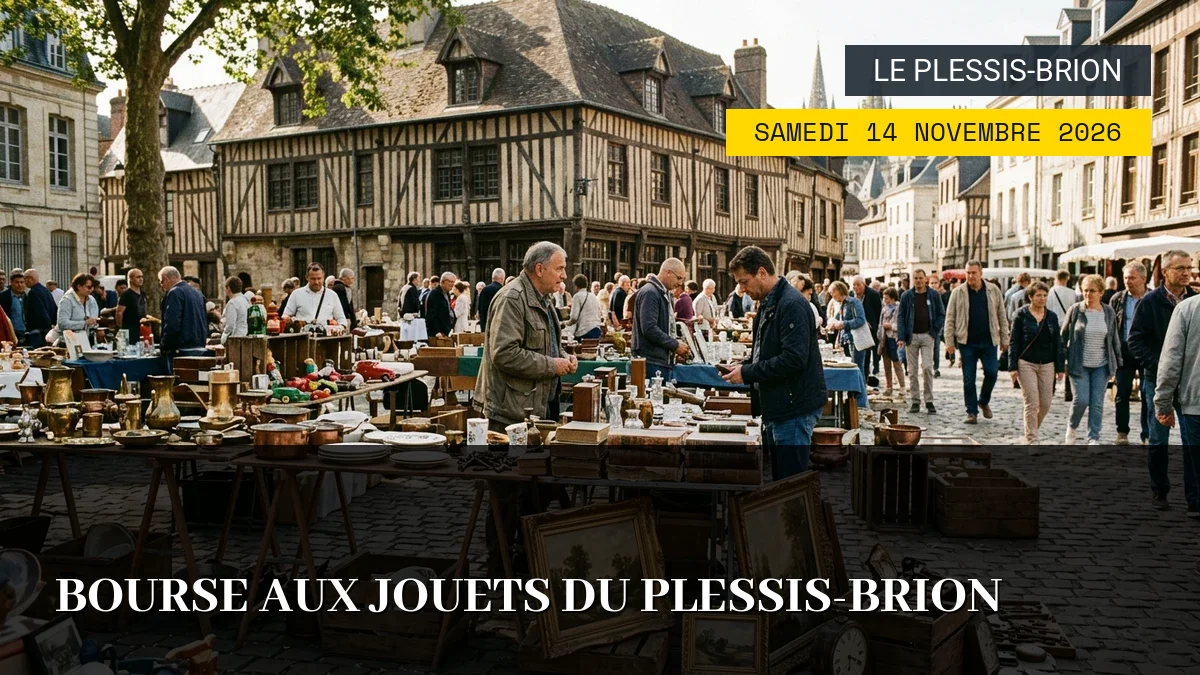 Affiche de l'événement : Bourse aux Jouets du Plessis-Brion – Samedi 14 Novembre 2026