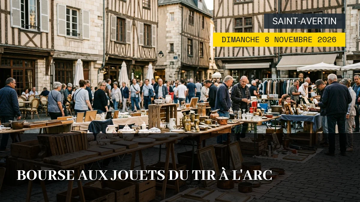 Affiche de l'événement : Bourse aux Jouets du Tir à l&rsquo;Arc – Dimanche 8 Novembre 2026