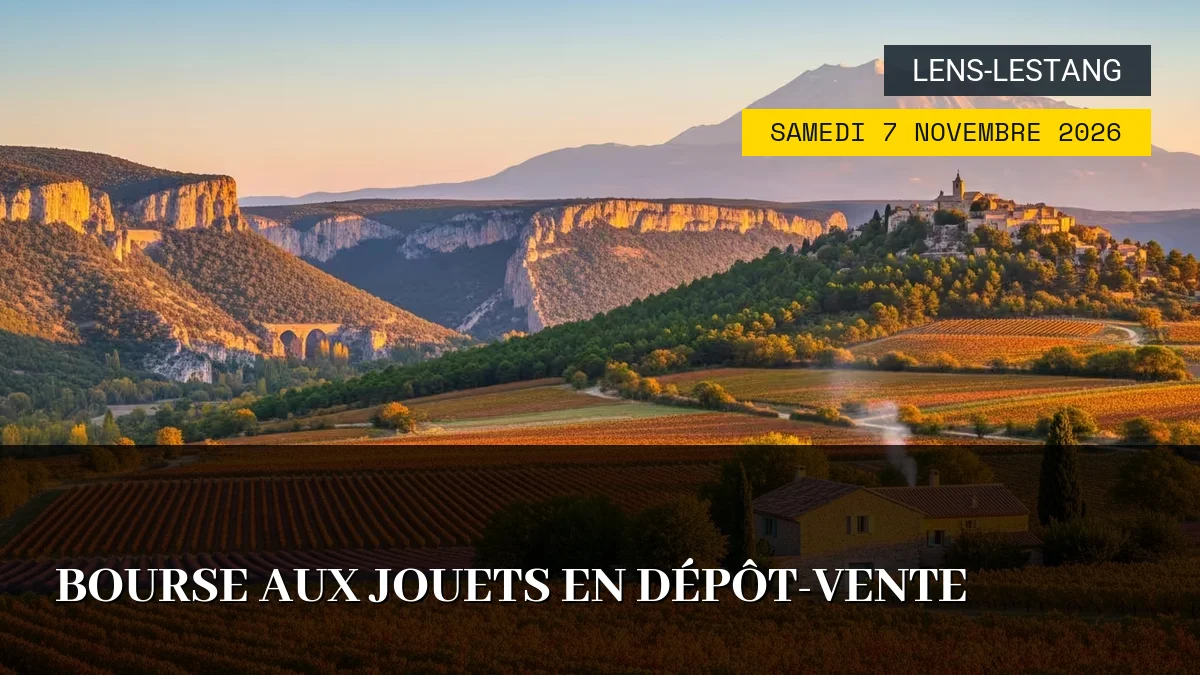 Affiche de l'événement : Bourse aux Jouets en Dépôt-Vente – Samedi 7 Novembre 2026