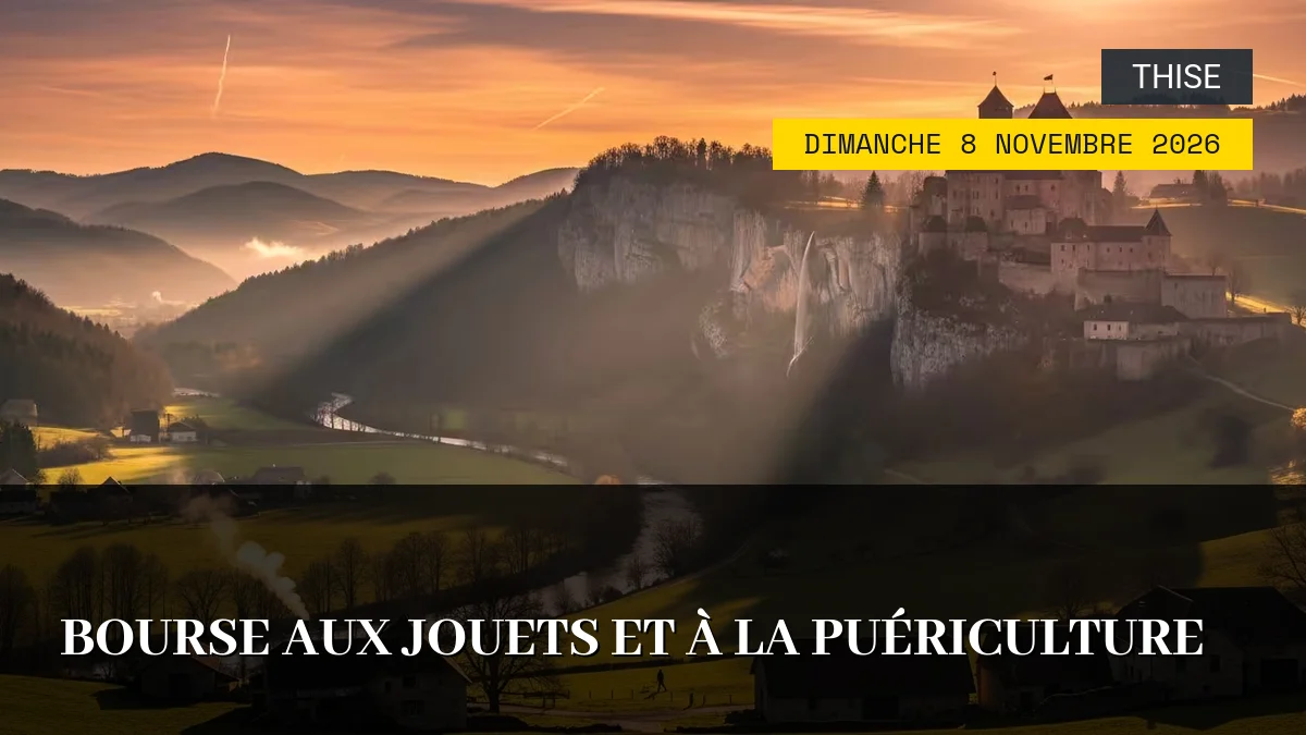 Affiche de l'événement : Bourse aux Jouets et à la Puériculture – Dimanche 8 Novembre 2026