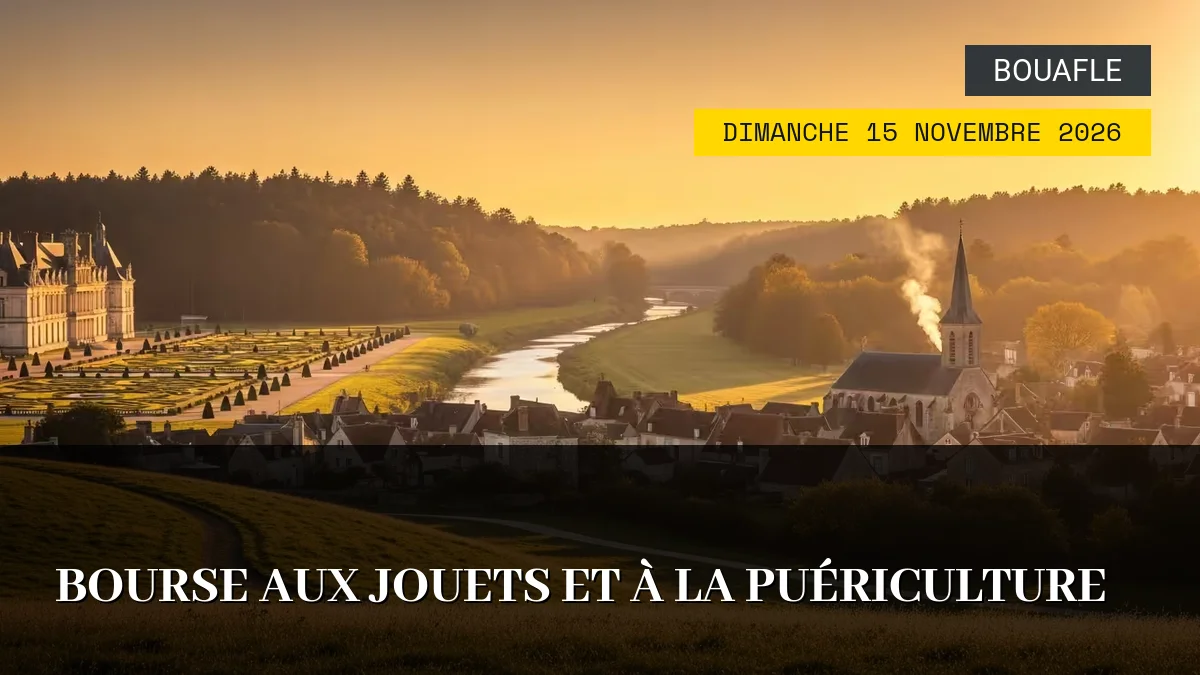 Affiche de l'événement : Bourse aux Jouets et à la Puériculture – Dimanche 15 Novembre 2026