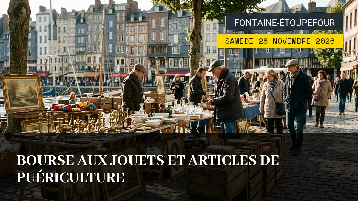 Affiche de l'événement : Bourse aux Jouets et Articles de Puériculture – Samedi 28 Novembre 2026