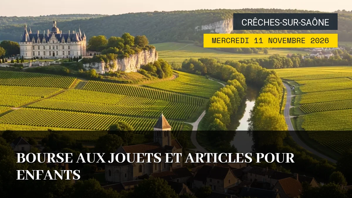 Affiche de l'événement : Bourse aux Jouets et Articles pour Enfants – Mercredi 11 Novembre 2026