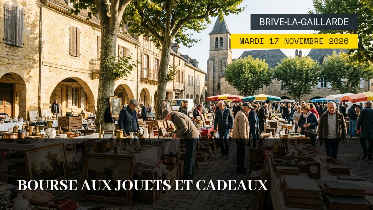 Affiche de l'événement : Bourse aux Jouets et Cadeaux – Mardi 17 Novembre 2026