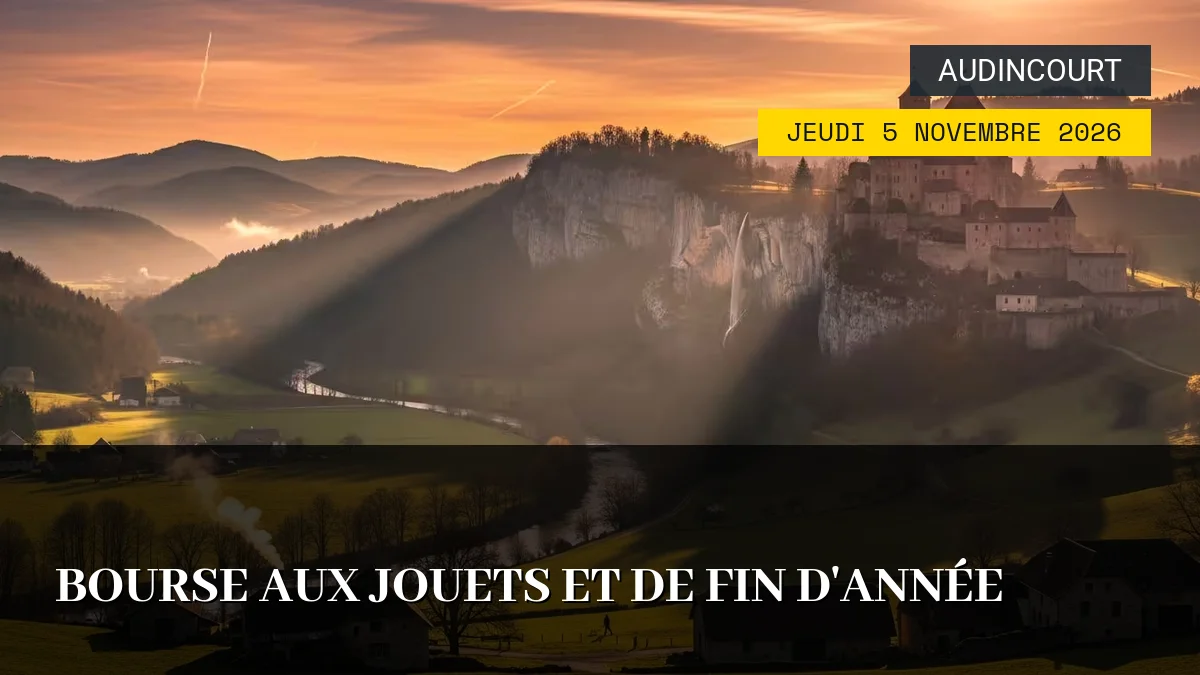 Affiche de l'événement : Bourse aux Jouets et de Fin d&rsquo;Année – Jeudi 5 Novembre 2026