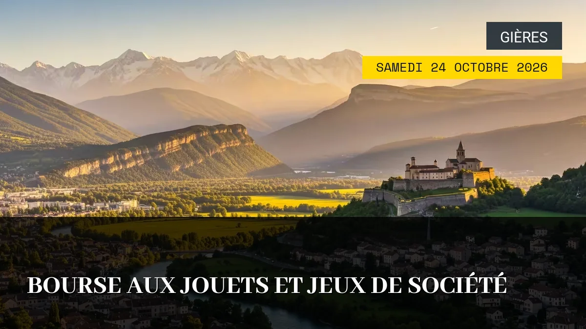Affiche de l'événement : Bourse aux Jouets et Jeux de Société – Samedi 24 Octobre 2026