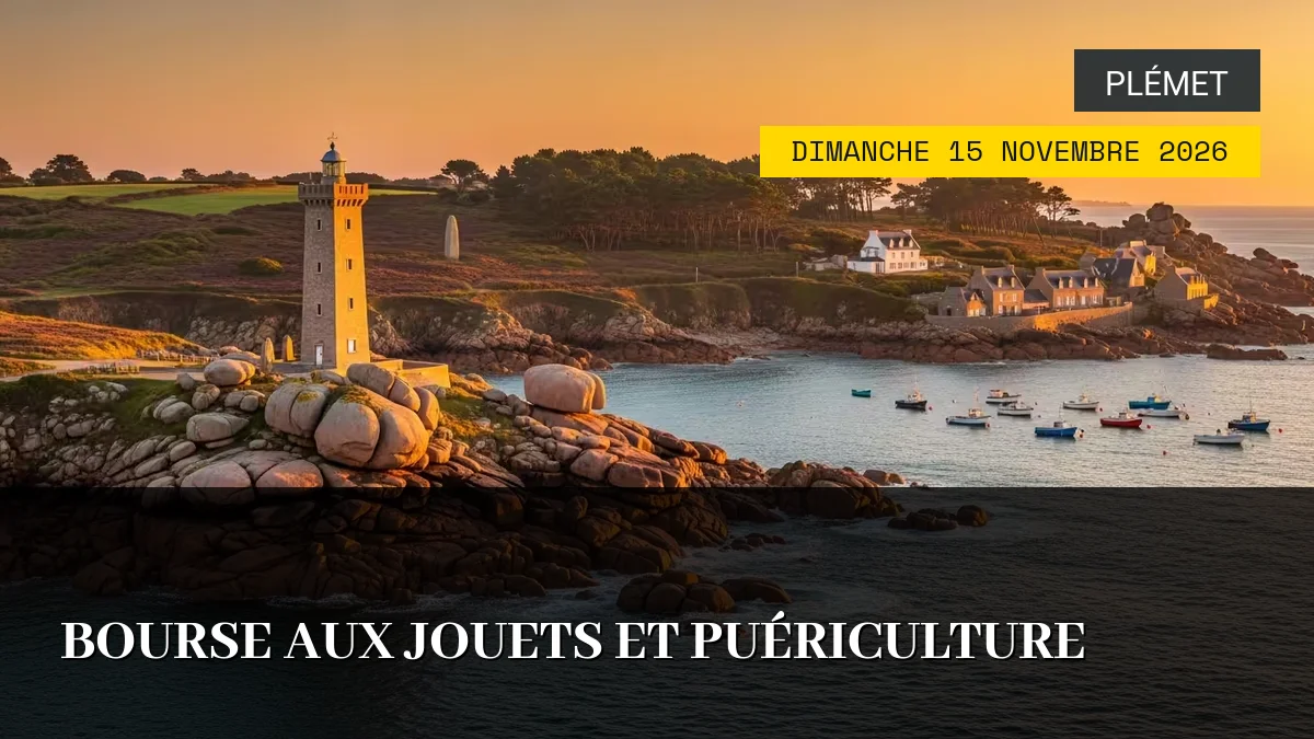 Affiche de l'événement : Bourse aux Jouets et Puériculture – Dimanche 15 Novembre 2026