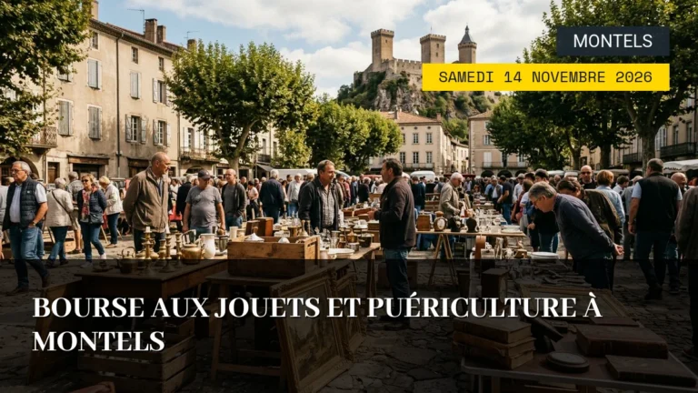 Bourse aux Jouets et Puériculture à Montels — Du Samedi 14 Novembre 2026 au Dimanche 15 Novembre 2026