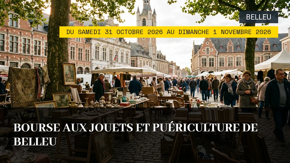 Affiche de l'événement : Bourse aux Jouets et Puériculture de Belleu – Du Samedi 31 Octobre 2026 au Dimanche 1 Novembre 2026
