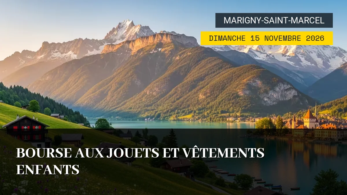Affiche de l'événement : Bourse aux Jouets et Vêtements Enfants – Dimanche 15 Novembre 2026