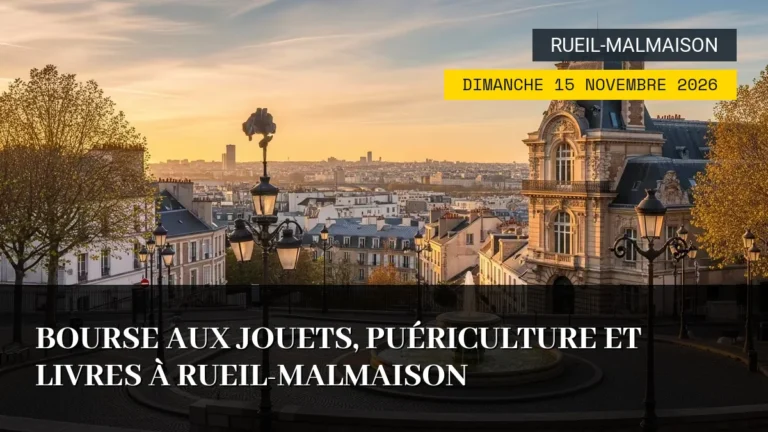 Bourse aux Jouets, Puériculture et Livres à Rueil-Malmaison – Dimanche 15 Novembre 2026