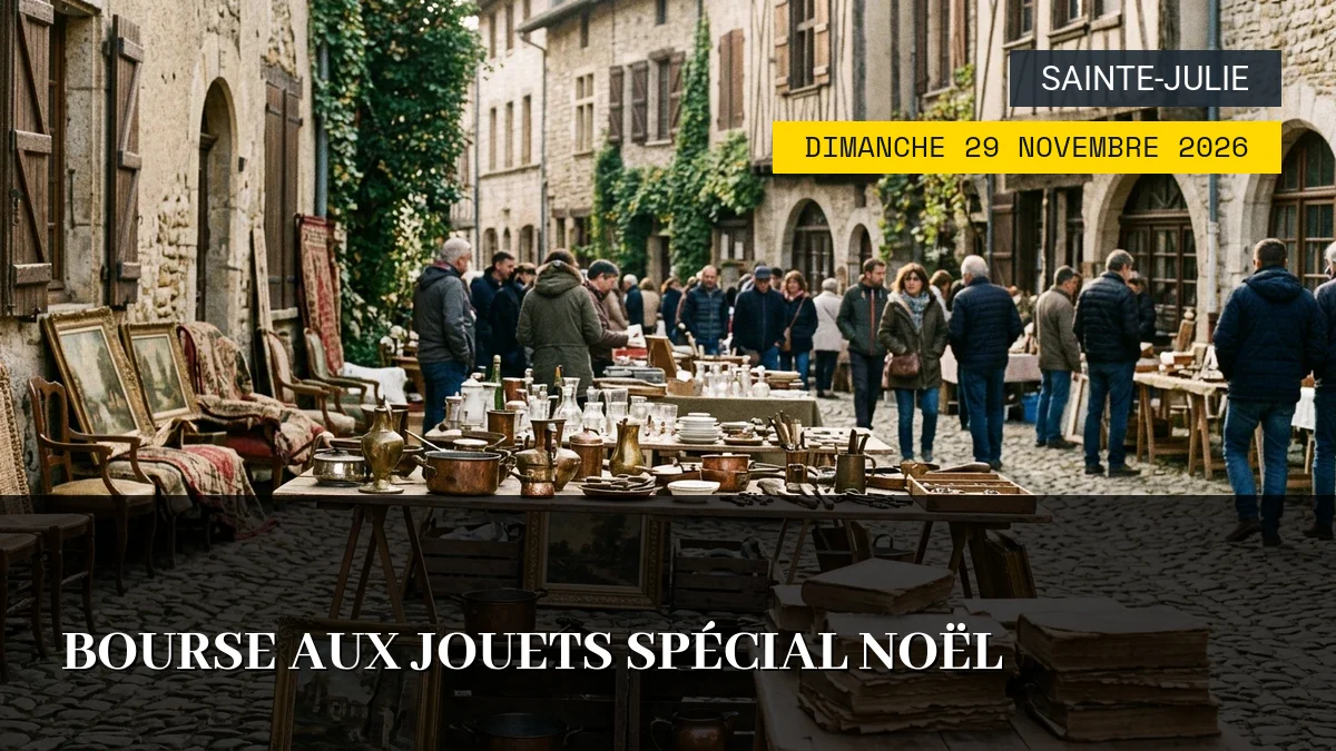 Affiche de l'événement : Bourse aux Jouets Spécial Noël – Dimanche 29 Novembre 2026