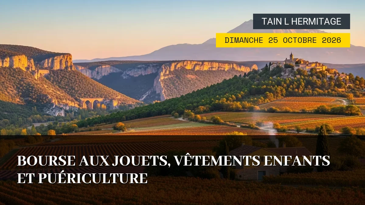 Affiche de l'événement : Bourse aux Jouets, Vêtements Enfants et Puériculture – Dimanche 25 Octobre 2026