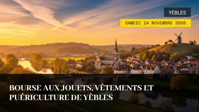 Bourse aux Jouets, Vêtements et Puériculture de Yèbles – Samedi 14 Novembre 2026