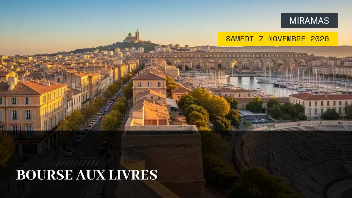 Affiche de l'événement : Bourse aux Livres – Samedi 7 Novembre 2026