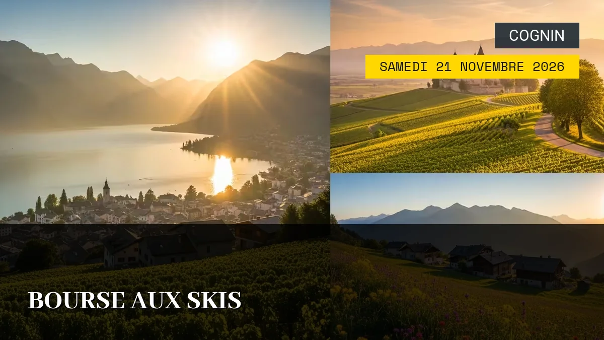 Affiche de l'événement : Bourse aux Skis – Samedi 21 Novembre 2026