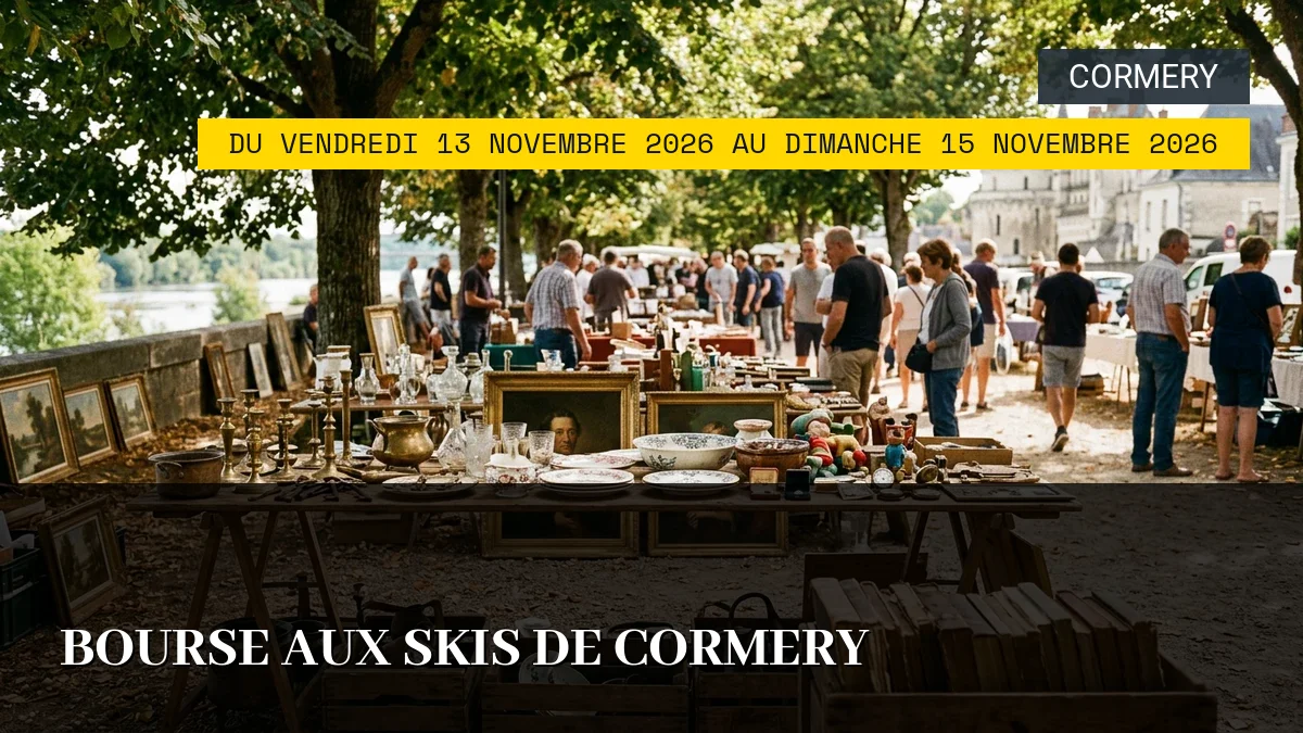 Affiche de l'événement : Bourse aux Skis de Cormery – Du Vendredi 13 Novembre 2026 au Dimanche 15 Novembre 2026